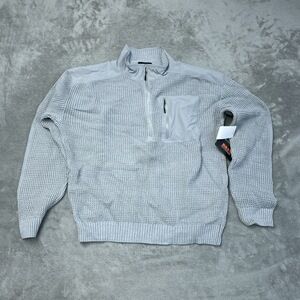 Bass Outdoor Men's XL Mixed Sweater Glacier Gray e0509